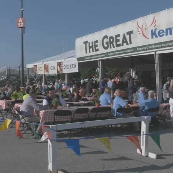 Kentucky Proud Tent at 2023 Kentucky State Fair